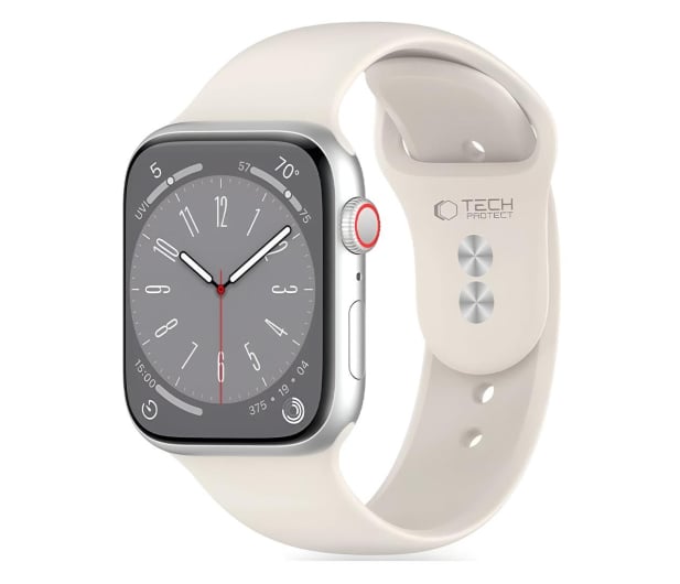 Tech-Protect Silicone do Apple Watch 40/41/42 mm Starlight - 1290070 - zdjęcie